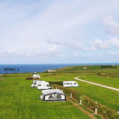 unifi wireless lan aerials on a campsite